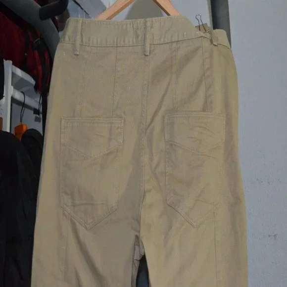 Mens All Saints Edge Chino premium skinny slim chino pants 32 tan/brown - Picture 9 of 10